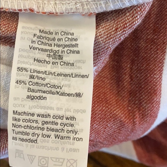 NWOT Madewell High Rise Striped Culottes - Picture 7 of 8